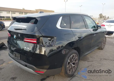 2025 BMW X3 30 xDrive из США, поврежденный, VIN 5UX53GP05S9049462